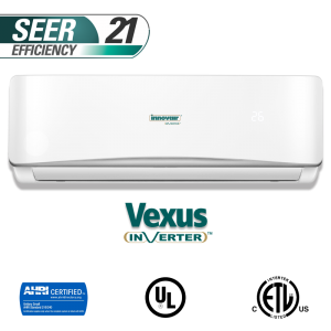 AIRE ACONDICIONADO TIPO MINI SPLIT TECNOLOGIA INVERTER, EFICIENCIA SEER 21, CAPACIDAD 12000 BTU, MARCA INNOVAIR