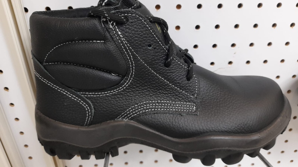 BOTA DE AMARRAR EN MICROFIBRA NEGRO PUNTERO DE COMPOSITE, DIELECTRICO TALLA #11, MARCA SAFETLINE, MODELO 4857AC/EL/HT/MF