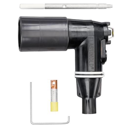 BOTA DE CONEXION DE 34.5KV, #1/0, 200A, MODELO 375LR-K-5-5240, MARCA ELASTIMOLD