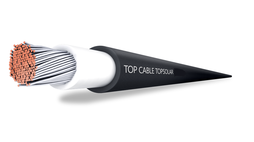 CABLE DE COBRE ESTAÑADO, 1X6mm² (#10AWG), 1500V, COLOR NEGRO (METROS)