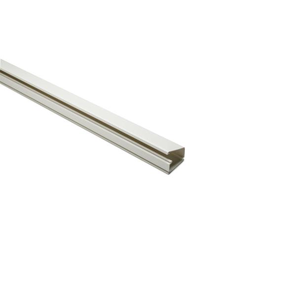 CANALETA PLASTICA CON TAPADERA DE 1-3/4", 6' DE LARGO, COLOR IVORY, MARCA HELLERMANN TYTON
