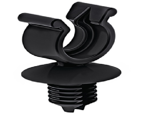 CLIP PLASTICO TIPO U PARA CABLE EN USO DE PANEL SOLAR, MARCA HELLERMANNTYTON