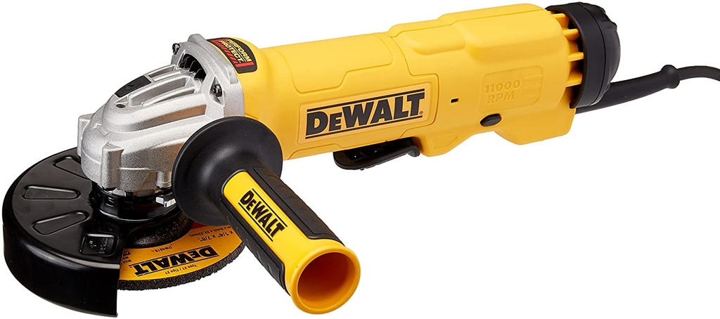 ESMERILADORA ANGULAR DE 4-1/2", 1500W, MARCA DEWALT, MODELO DWE4314-B3