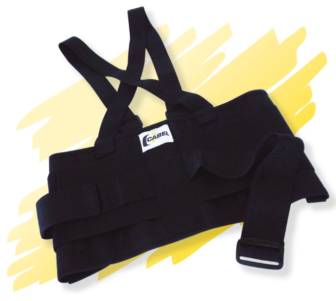 FAJA PROTECTORA (CINTURON DE FUERZA) TALLA L, MARCA CABEL, MODELO 03-0601-0103-03-L