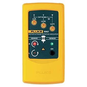 FASIMETRO CON INDICADOR DE GIRO DE MOTOR, MARCA FLUKE, MODELO 9062
