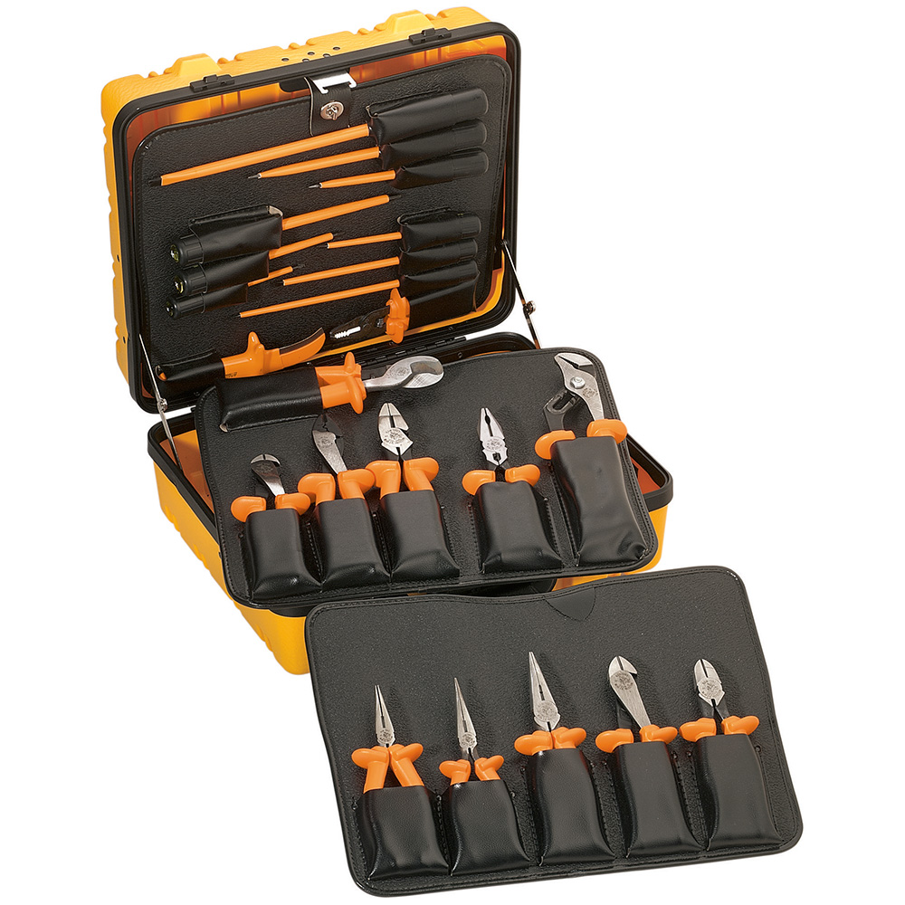JUEGO DE HERRAMIENTAS AISLADAS 1000V DE 22 PIEZAS, MARCA KLEIN TOOLS, MODELO 33527