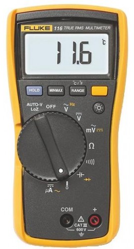 MULTIMETRO DIGITAL HVAC, MARCA FLUKE, MODELO 116