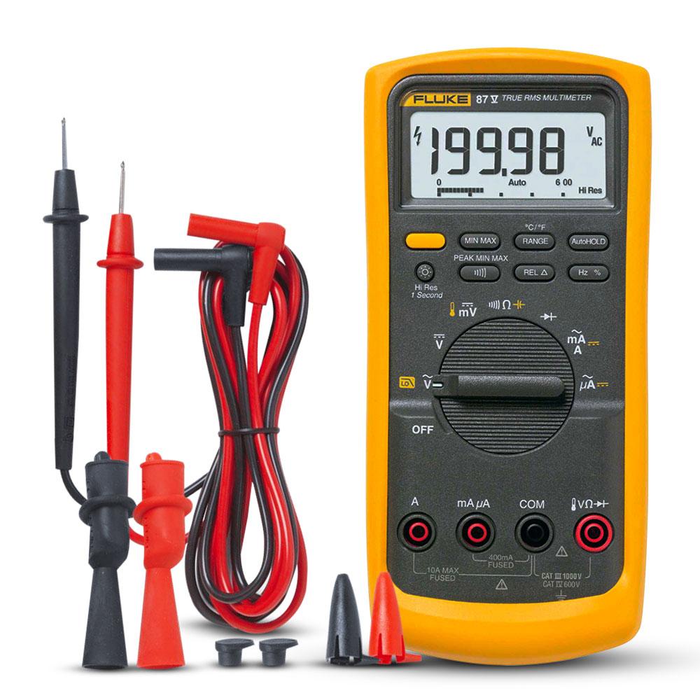 MULTIMETRO INDUSTRIAL 1000V, MARCA FLUKE, MODELO 87-5