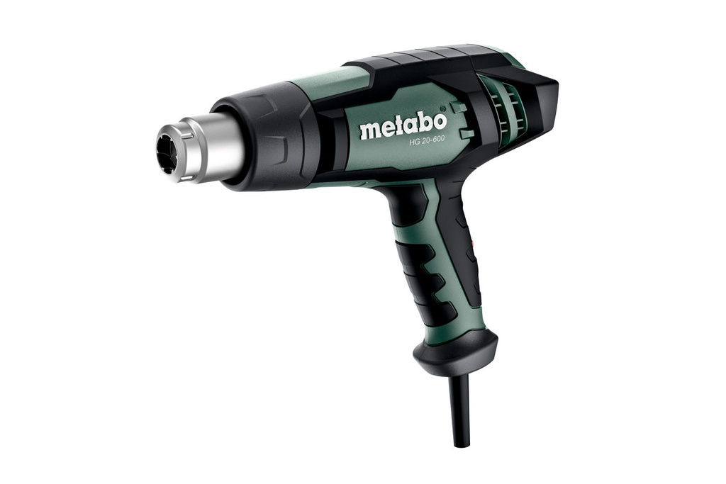 PISTOLA DE CALOR HG 20-600, 2000W, MARCA METABO, MODELO 602066420