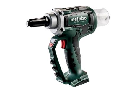 PISTOLA DE REMACHE CIEGO INALAMBRICA NP 18 LTX BL 5.0, MARCA METABO, MODELO 619002840
