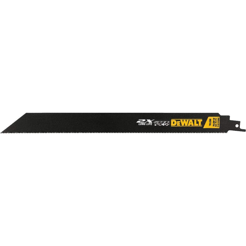SIERRA RECIPROCA DE 12 PULGADAS EN PAQ DE 5 UND, MARCA DEWALT, MODELO DWA41812