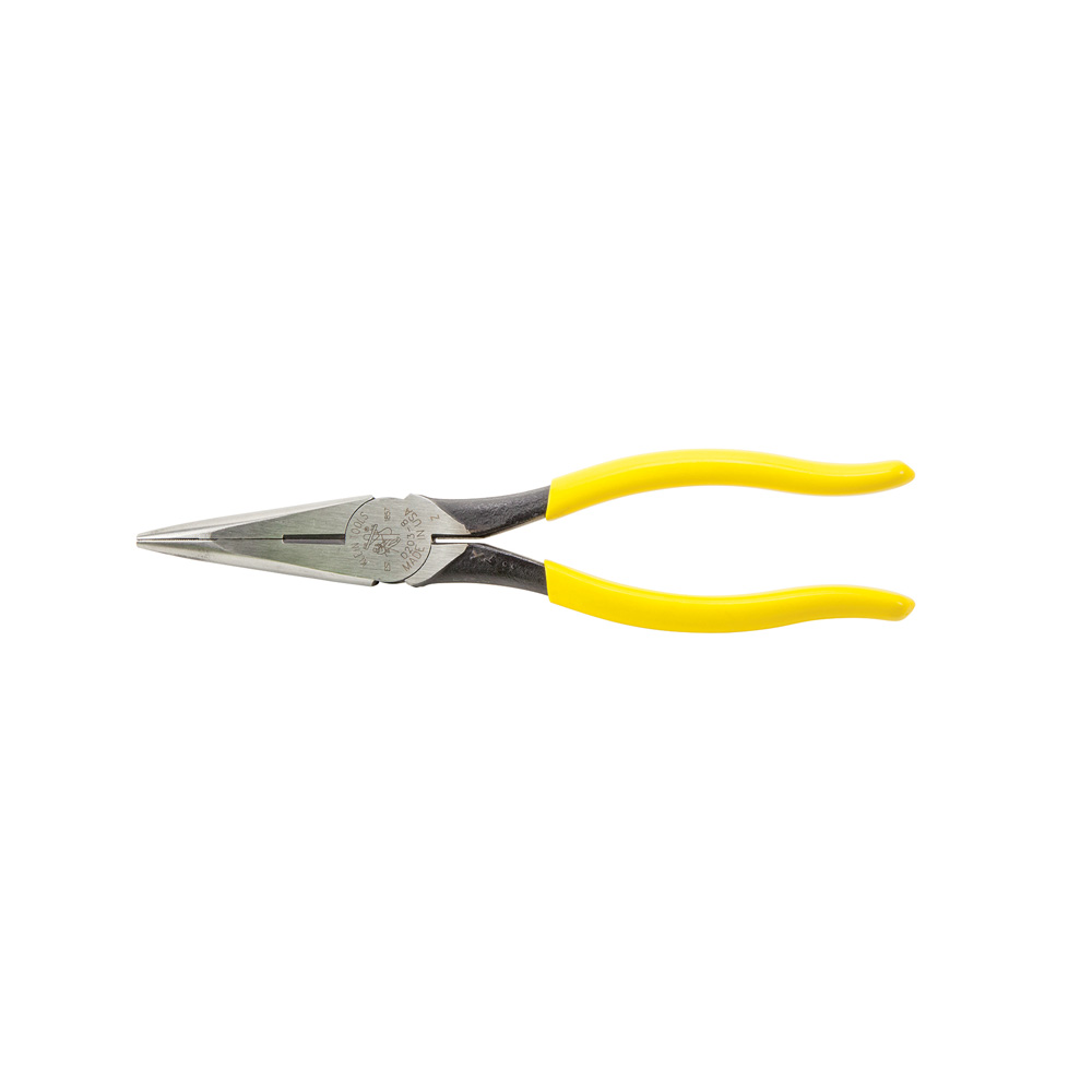TENAZA DE PUNTA LARGA (ALICATE DE CORTE LATERAL) DE 8", MARCA KLEIN TOOLS, MODELO D203-8