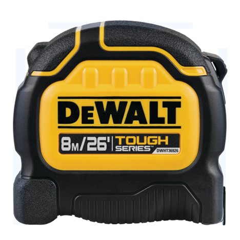 CINTA METRICA ToughSeries™ de 26 PIES/8 m, DEWALT DWHT36926S