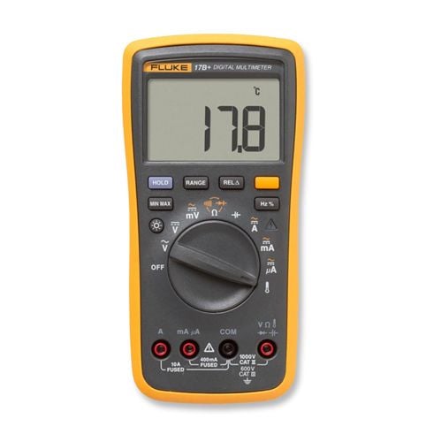 MULTIMETRO DIGITAL CON TERMOCUPLA, MARCA FLUKE, MODELO 17B+ ESP