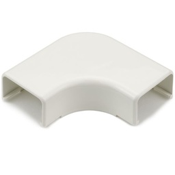 [H-TSR2FW-25] CODO INTERNO PARA CANALETA PLASTICA DE 1-1/4", 6' DE LARGO, COLOR IVORY, MARCA HELLERMANN TYTON