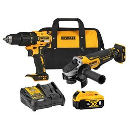 [DW-DCK248P1-B3] KIT DE TALADRO + ESMERIL, MARCA DEWALT, MODELO DCK248P1-B3
