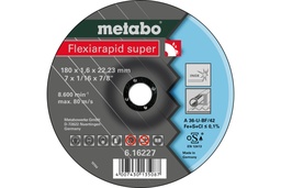 [METABO 616227000] DISCO PARA CORTE DE METAL DE 7" X 1/16" X 7/8", FLEXIRAPID SUPER 180X1.6X22.2 MM, MARCA METABO, MODELO 616227000