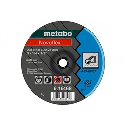[METABO 616465000] DISCO PARA DESBASTE DE METAL DE 9" X 1/4" X 7/8", NOVAFLEX 180X6.0X22.2 MM, MARCA METABO, MODELO 616465000