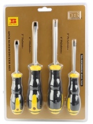 [BS518904] JUEGO DE DESTORNILLADORES DE 4 PIEZAS, BOSI TOOLS, BS518904