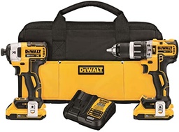 [DW-DCK287D2] KIT TALADRO PERCUTOR + TALADRO ATORNILLADOR INALAMBRICO, MARCA DEWALT, MODELO DCK287D2/OBSOLETO