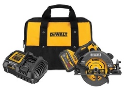 [DW-DCS578X2] KIT DE SIERRA CIRCULAR INALAMBRICA DE 7-1/4" 60V, 1800W, MARCA DEWALT, MODELO DCS578X2, INCLUYE: 1 CARG + 2 BAT 9AH + 1 BOLSO