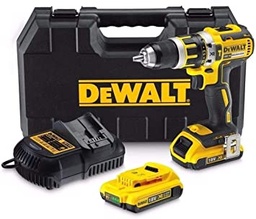 [DW-DCD796D2-B3] KIT DE TALADRO PERCUTOR/ATORNILLADOR INALAMBRICIO 1/2" 20V, 300W, MARCA DEWALT, MODELO DCD796D2-B3: 2 BAT 2AH + CARG + ESTUCHE